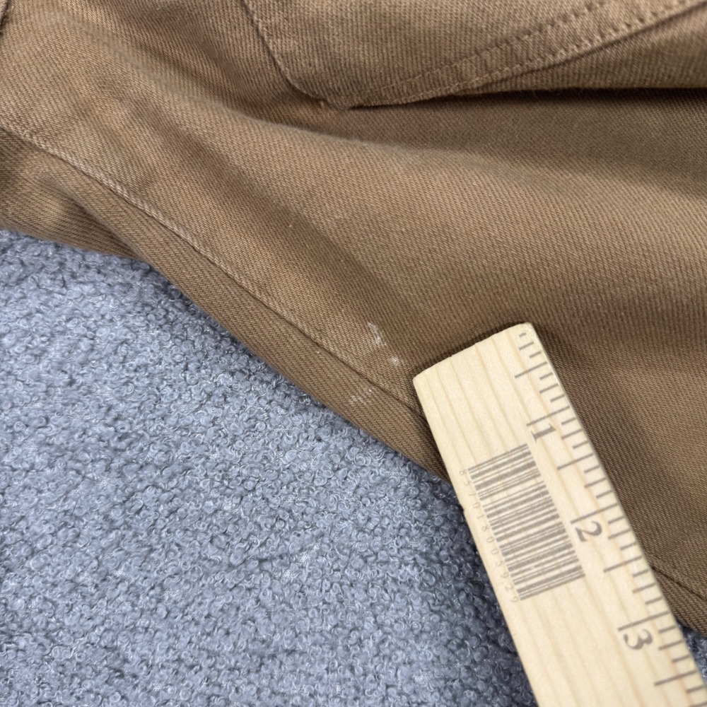 Wilfred Free Baggy Pants Women's 4 Brown Canvas Straight Leg High Rise Utiltiy - Picture 9 of 11